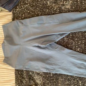 Colorfulkoala Blue Pocket Cropped Length Leggings